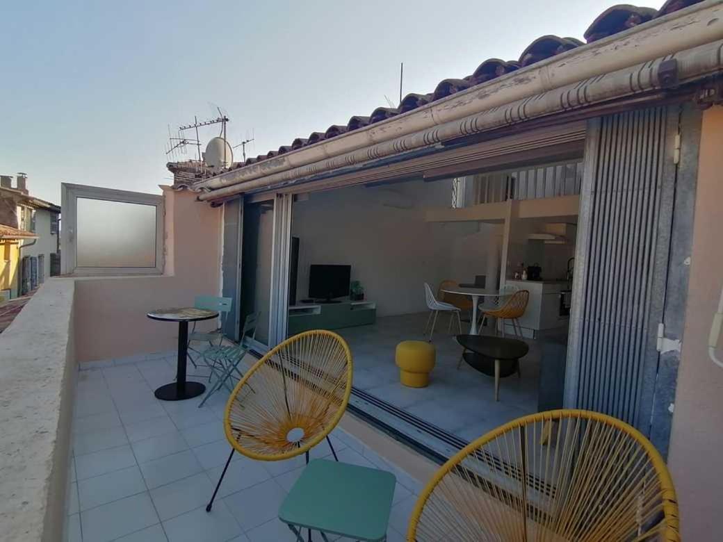 Charmant Appartement Terrasse Sur Les Toits Grasse Kültér fotó